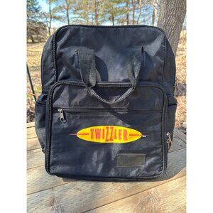 Vtg Twizzler Candy Bag Tote Canvas Promo Backpack Messenger Black Logo